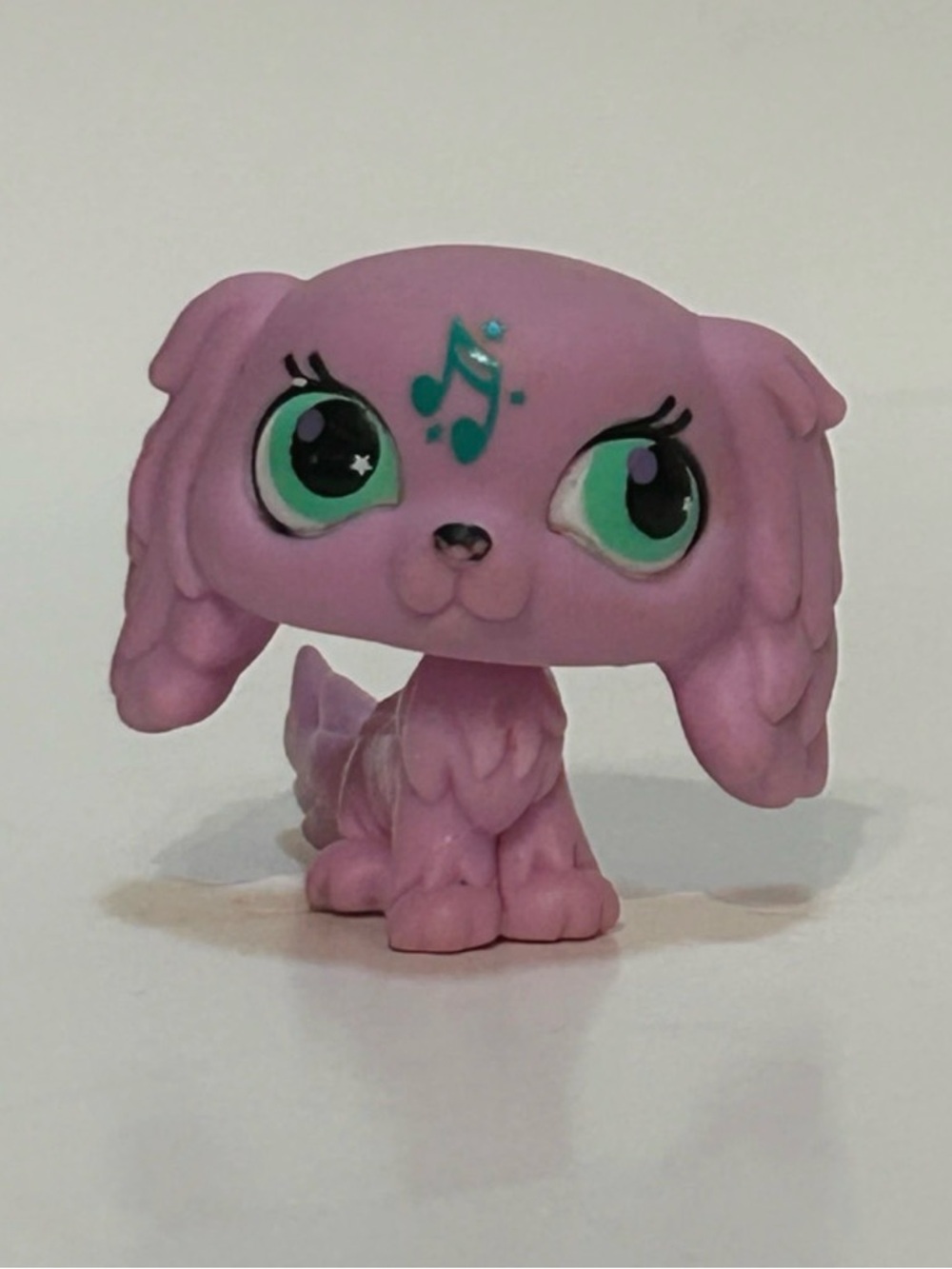 Littlest Pet Shop Music Note King Charles Spaniel Dog #2880